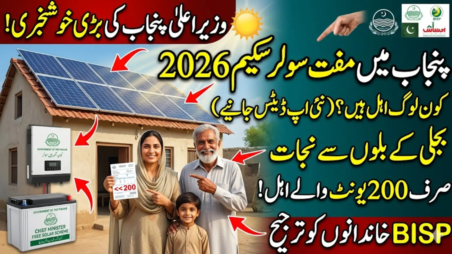 Chief Minister Announced Free Solar Scheme Updated 2026 Eligibility Criteria Know Full Details
