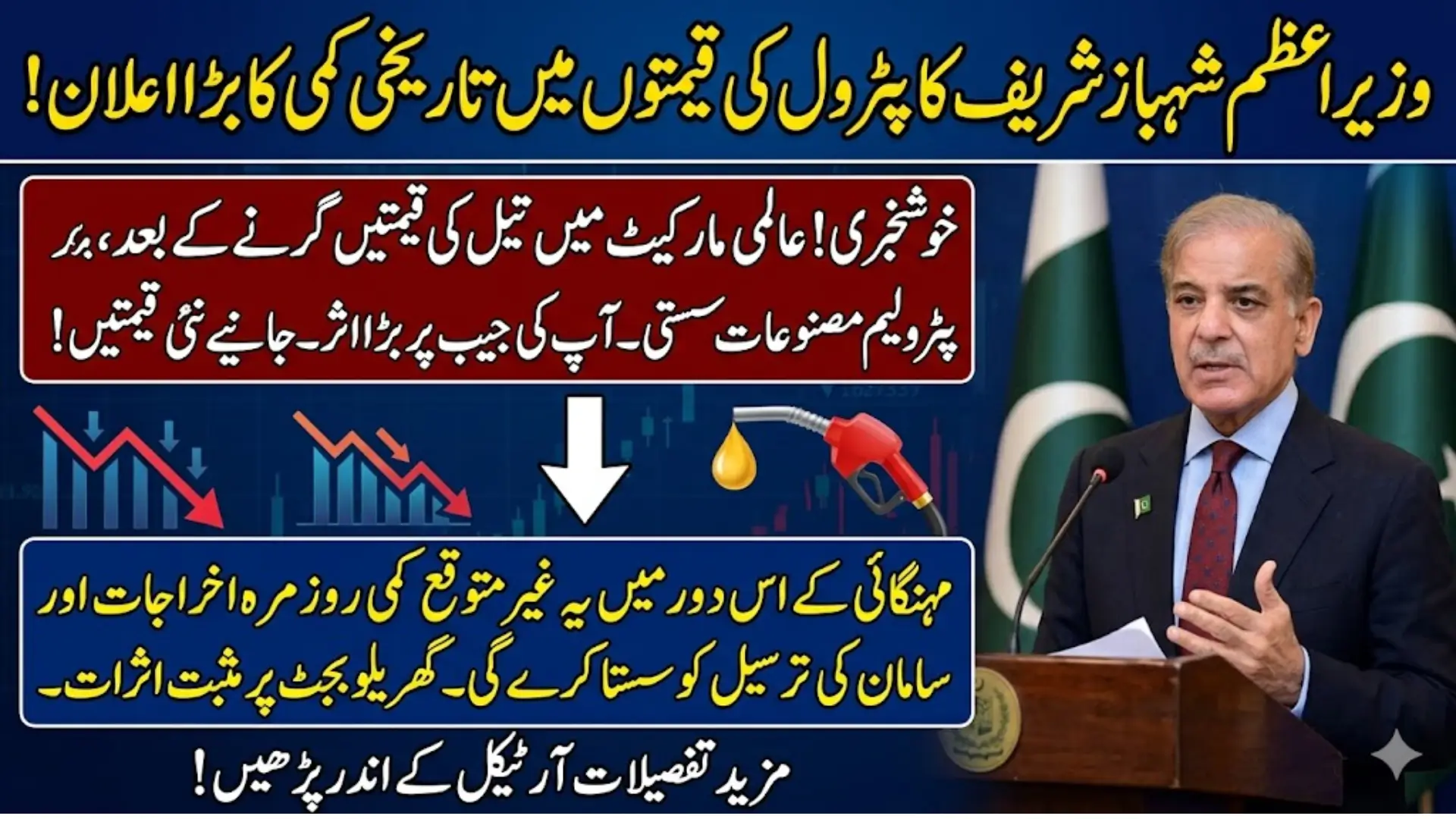 Big Relief for Citizens PM Shehbaz Confirms Major Petrol Price Reduction